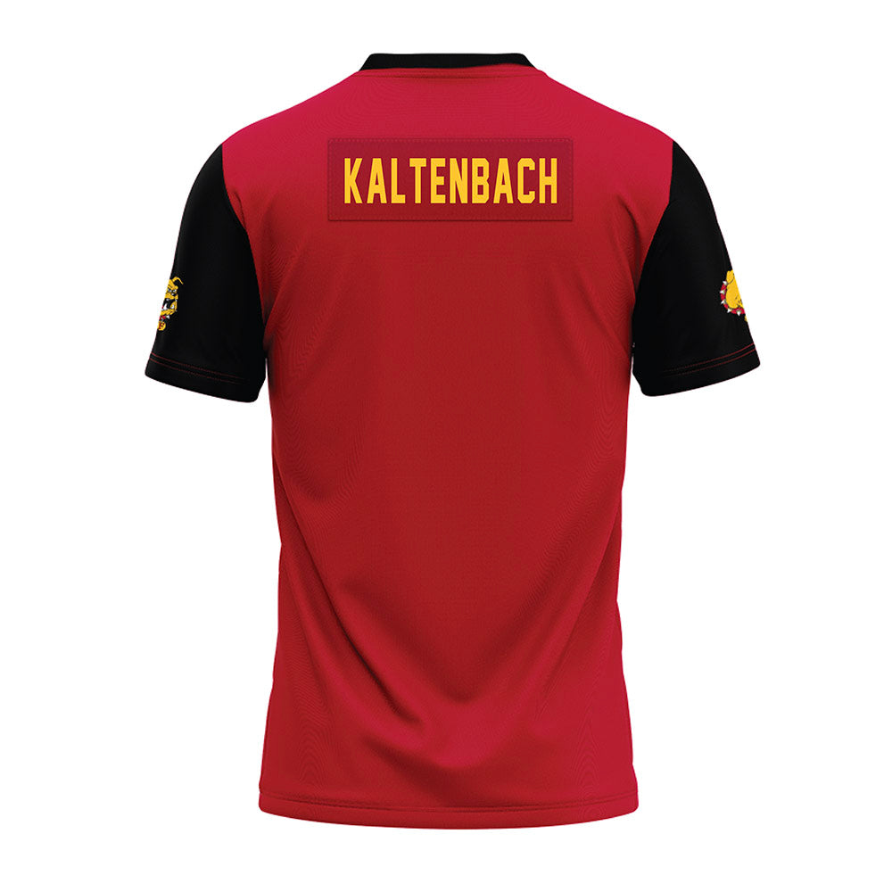 Ferris State - STUNT : Carmen Kaltenbach - Red Premium Football Jersey-1