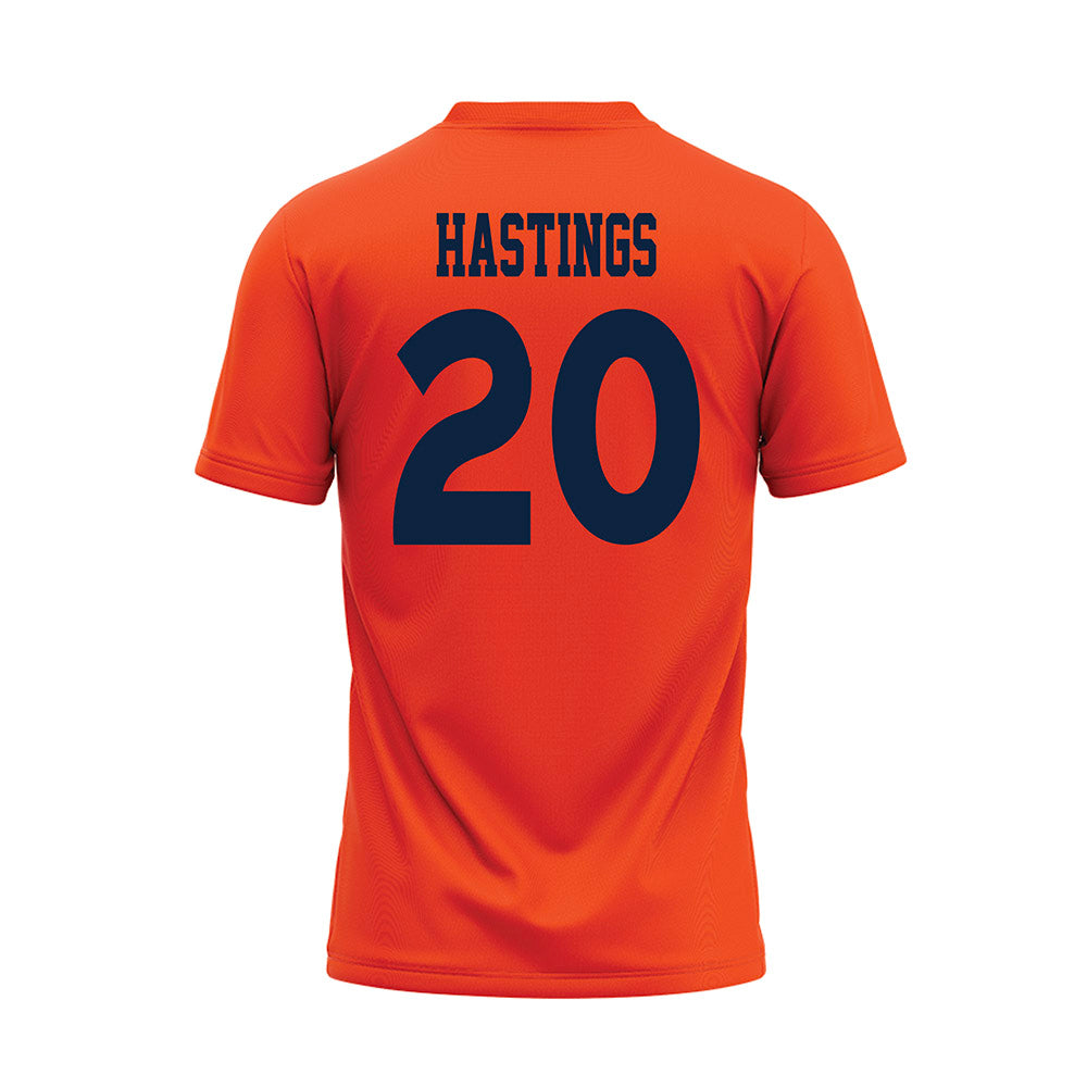 Auburn - NCAA Softball : Alyssa Hastings - Orange Baseball Jersey-1
