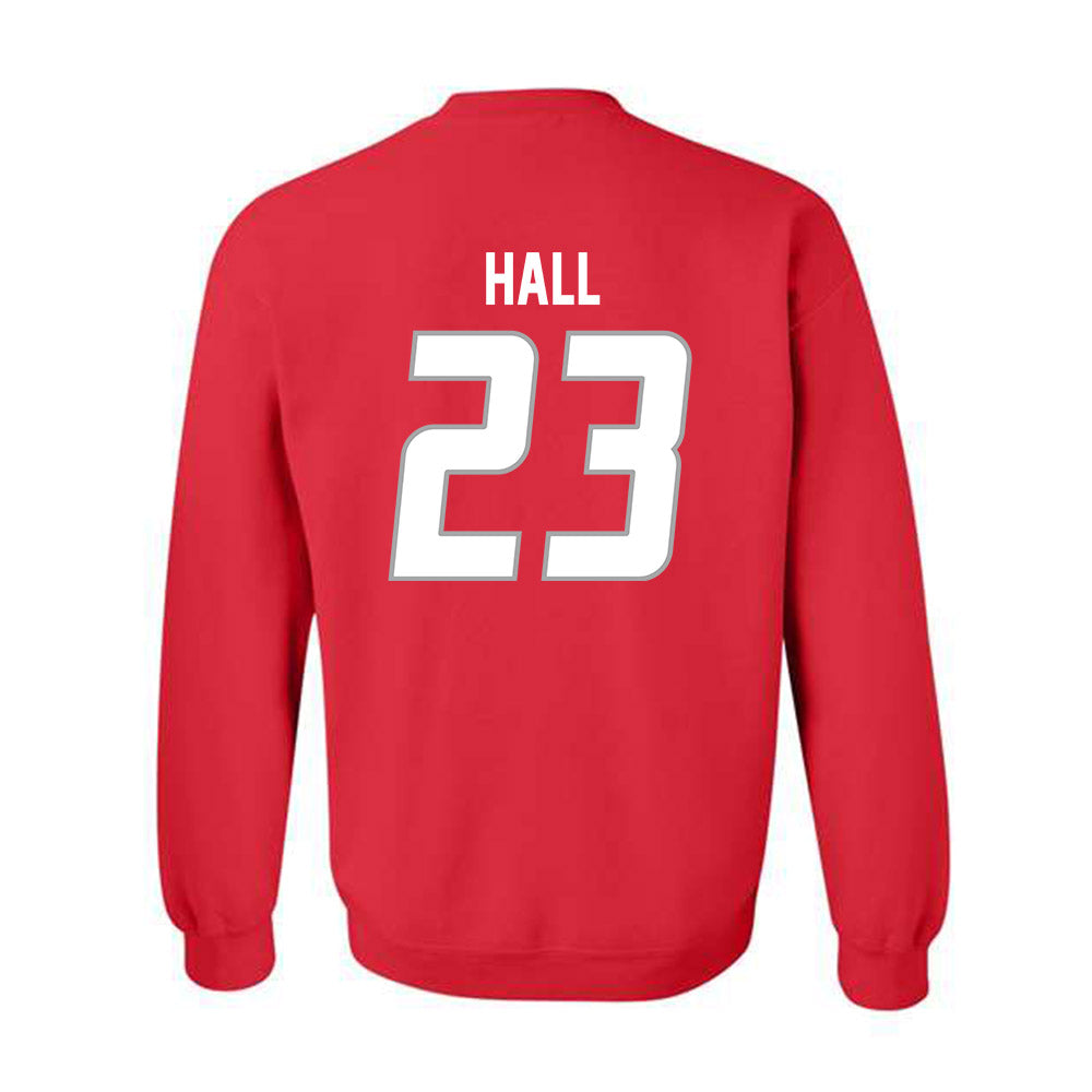New Mexico - NCAA Men's Basketball : Jake Hall - Classic Shersey Crewneck Sweatshirt-1