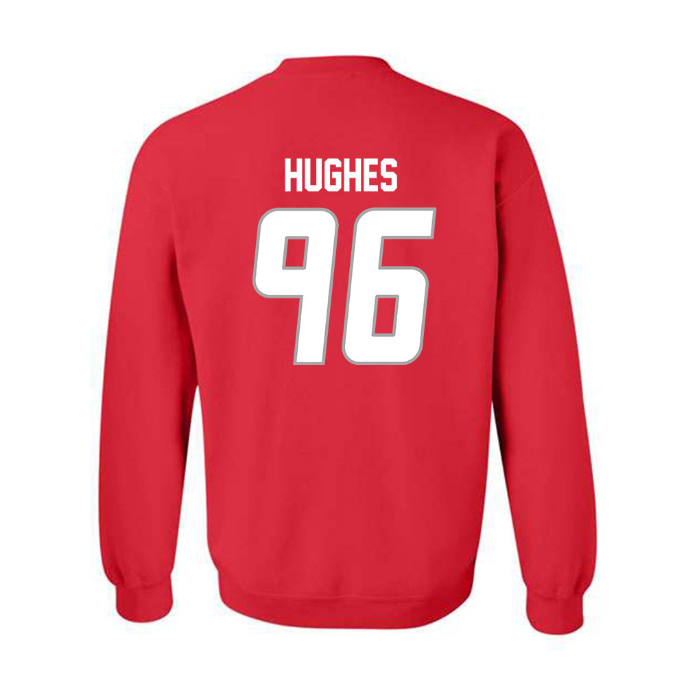 New Mexico - NCAA Football : Daniel Hughes - Classic Shersey Crewneck Sweatshirt-1