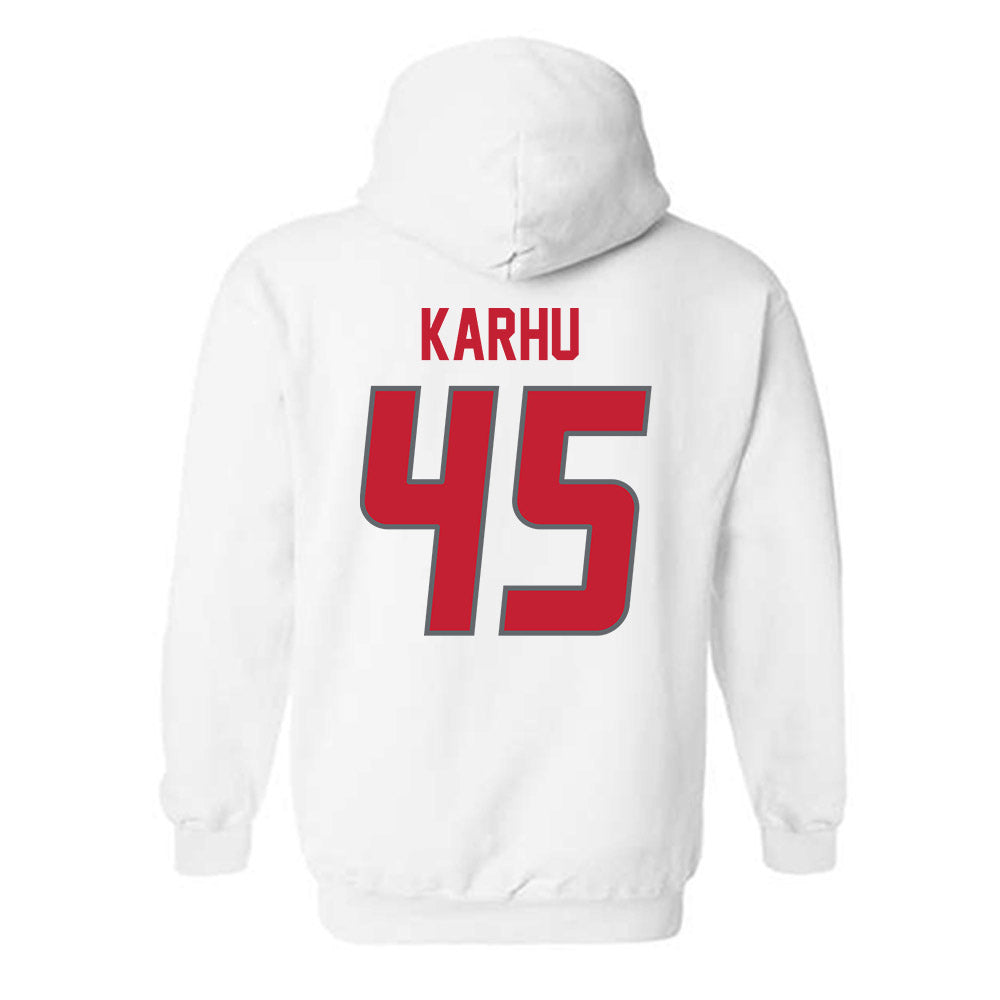 New Mexico - NCAA Football : Brett Karhu - Classic Shersey Hooded Sweatshirt-1