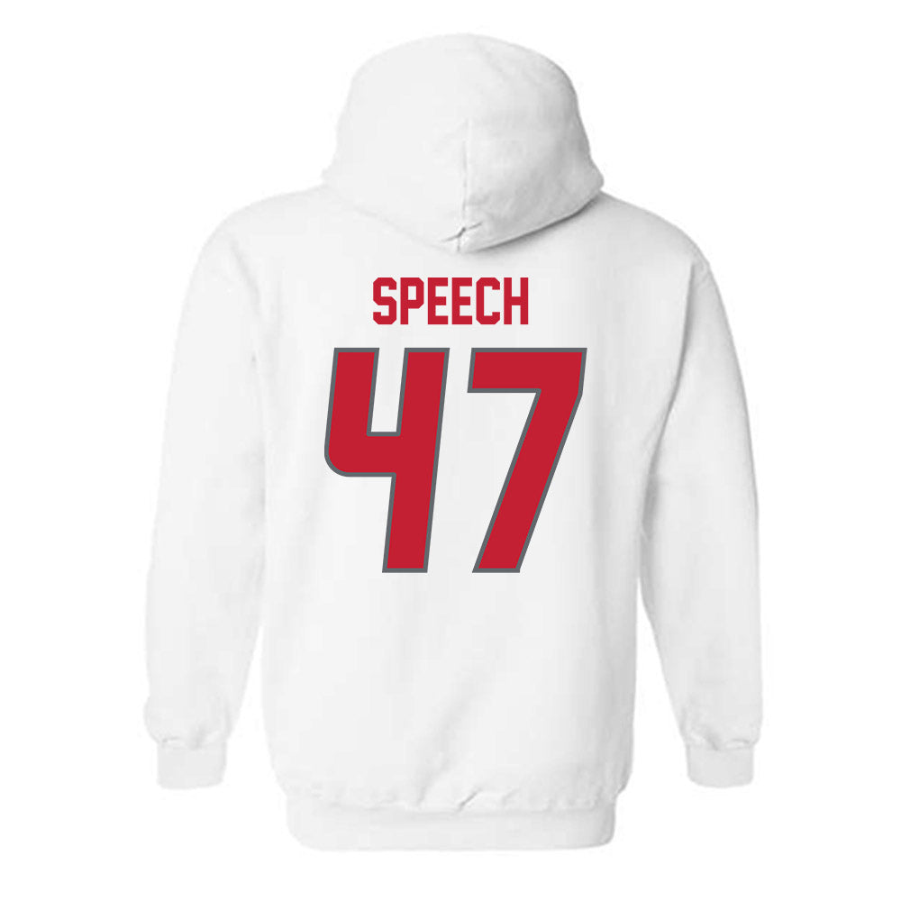 New Mexico - NCAA Football : Drew Speech - Classic Shersey Hooded Sweatshirt-1