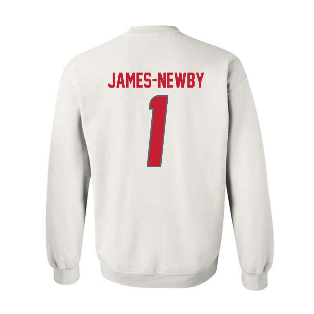New Mexico - NCAA Football : Keyshawn James-Newby - Classic Shersey Crewneck Sweatshirt-1