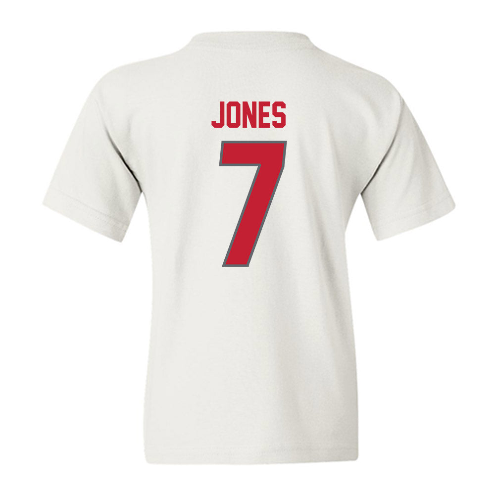 New Mexico - NCAA Men's Basketball : Sir Marius Jones - Classic Shersey Youth T-Shirt-1