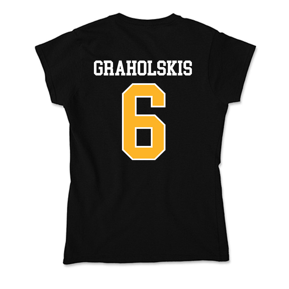 MCLA - NCAA Men's Ice Hockey : Krisjanis Graholskis - Soft Style Women’s T-Shirt-1