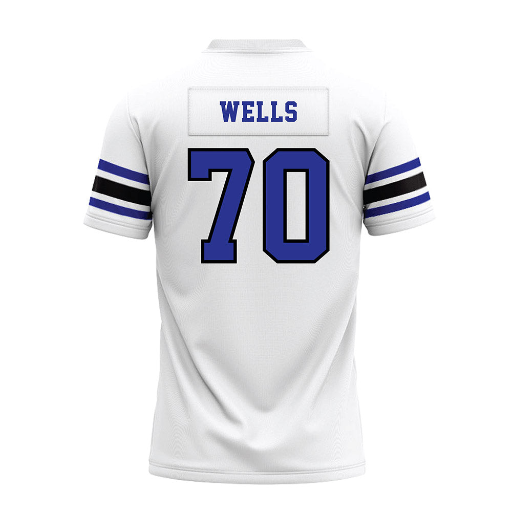Westfield State - NCAA Football : Chandise Wells - White Premium Football Jersey-1
