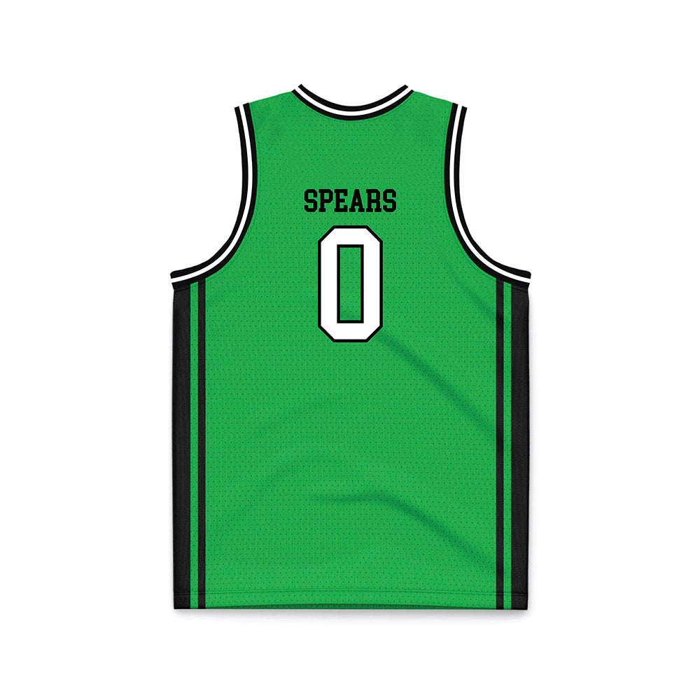 Marshall - NCAA Men's Basketball : Kai Spears - Green Basketball Jersey-1