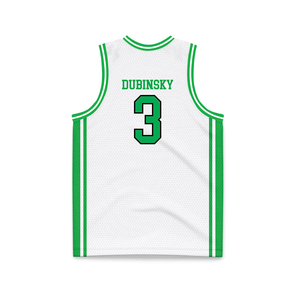 Marshall - NCAA Men's Basketball : Wilson Dubinsky - White Basketball Jersey-1