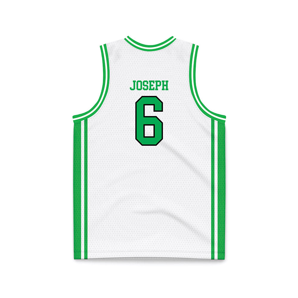 Marshall - NCAA Men's Basketball : Landen Joseph - White Basketball Jersey-1