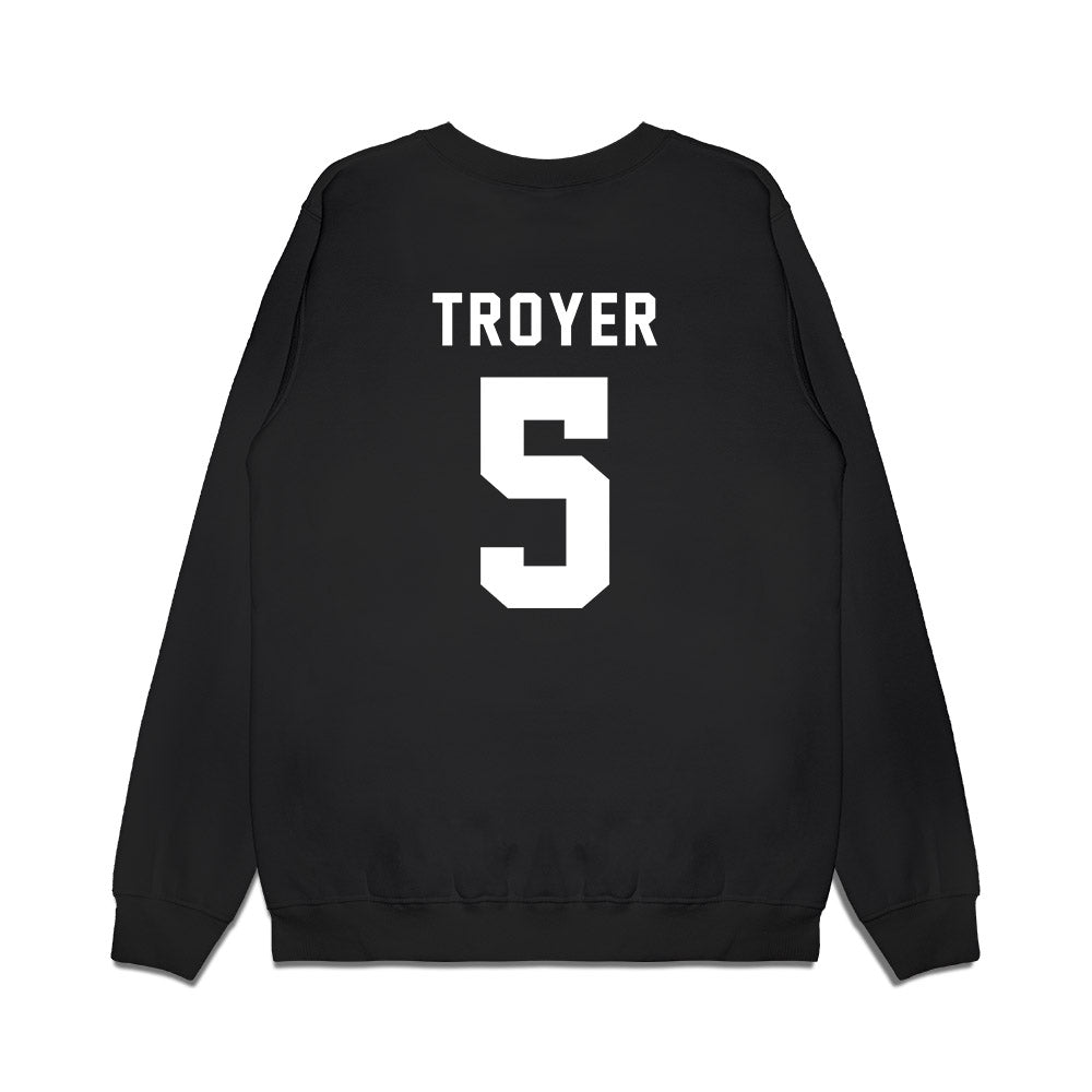 Delaware - NCAA Football : Austin Troyer - Sports Shersey Premium Crewneck Sweatshirt-1