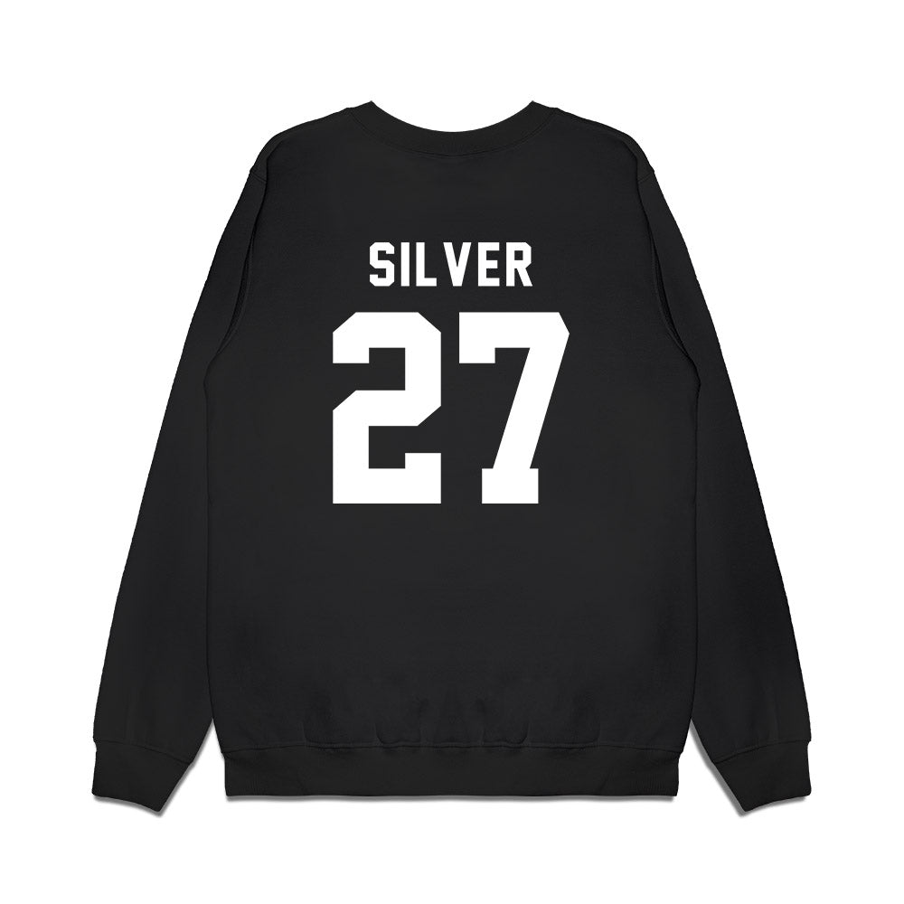 Delaware - NCAA Football : Jo Silver - Sports Shersey Premium Crewneck Sweatshirt-1