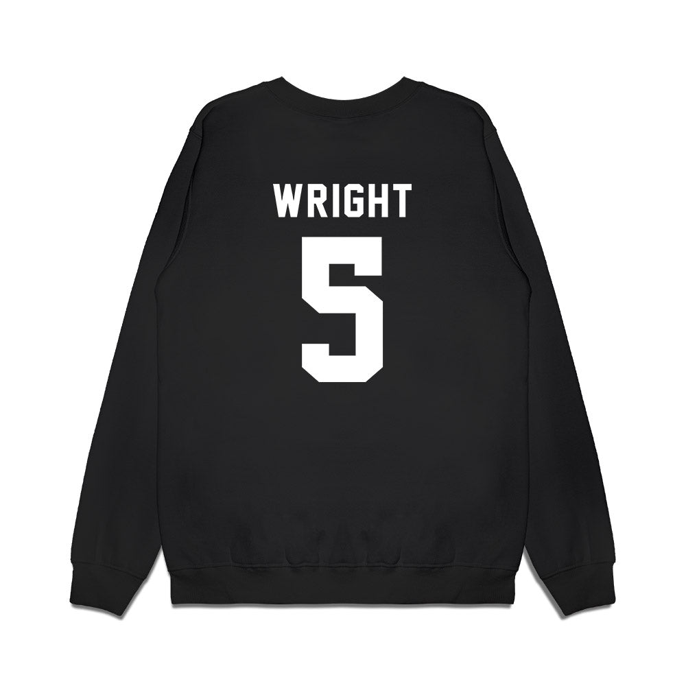 Delaware - NCAA Football : Kion Wright - Sports Shersey Premium Crewneck Sweatshirt-1