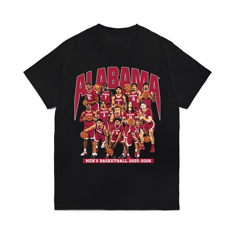 Alabama - NCAA Men's Basketball : - Team Collage Comfort Colors T-Shirt-0