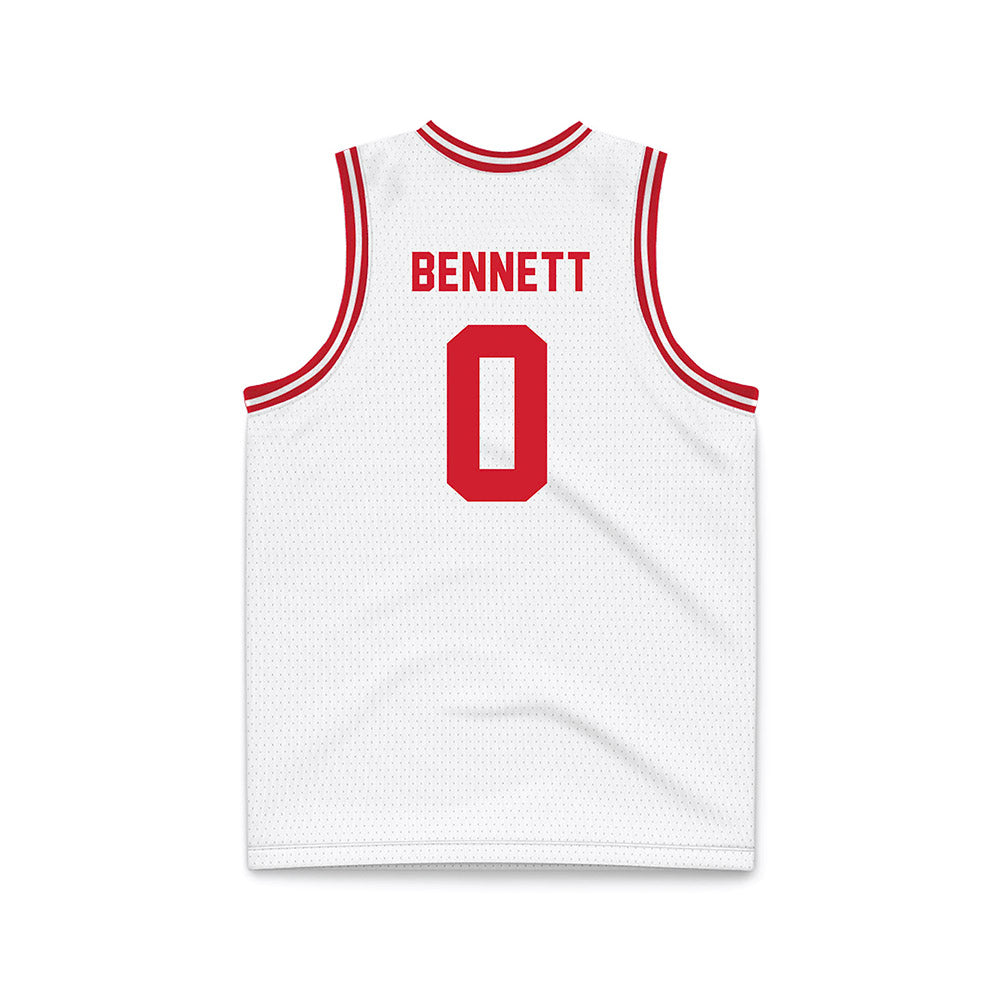 Dayton - NCAA Men's Basketball : Javon Bennett - White Basketball Jersey-1