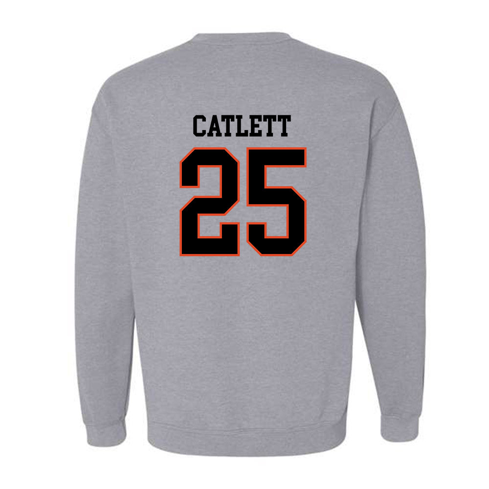 Oregon State - NCAA Men's Soccer : Sava Catlett - Classic Shersey Crewneck Sweatshirt-1