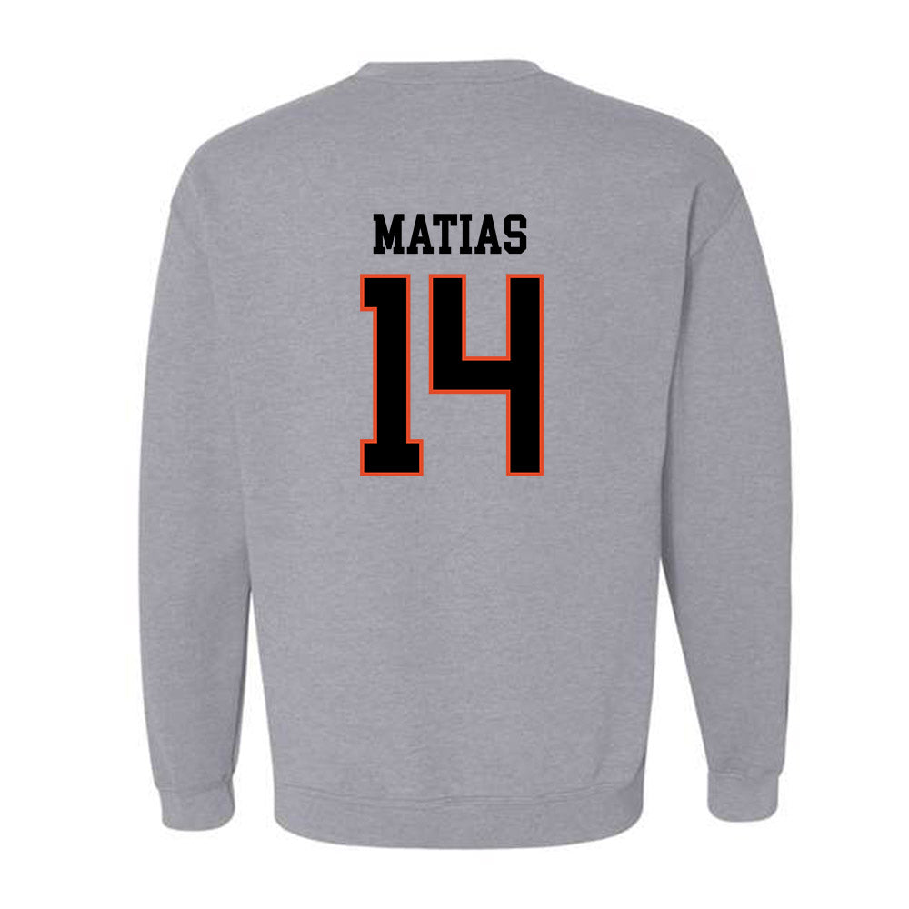 Oregon State - NCAA Women's Volleyball : Jackie Matias - Classic Shersey Crewneck Sweatshirt-1