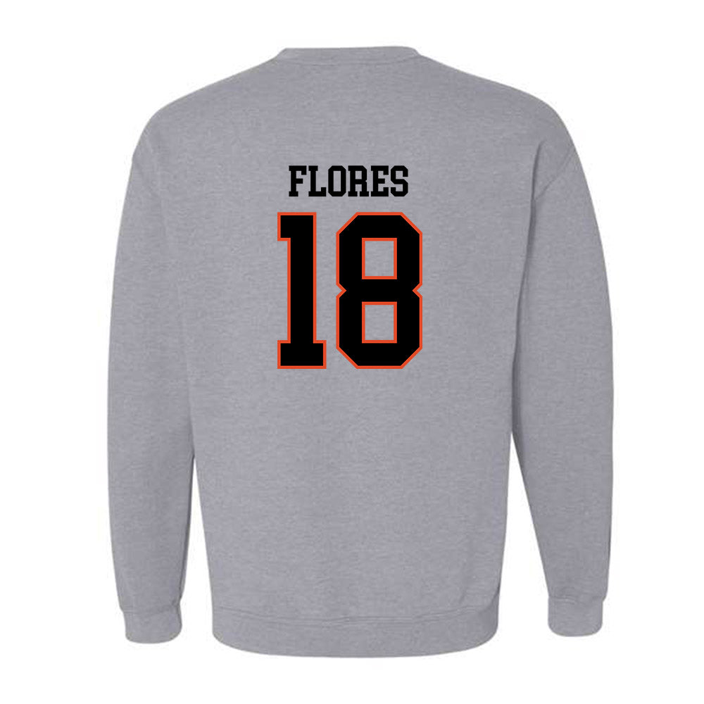 Oregon State - NCAA Softball : Justice Flores - Classic Shersey Crewneck Sweatshirt-1