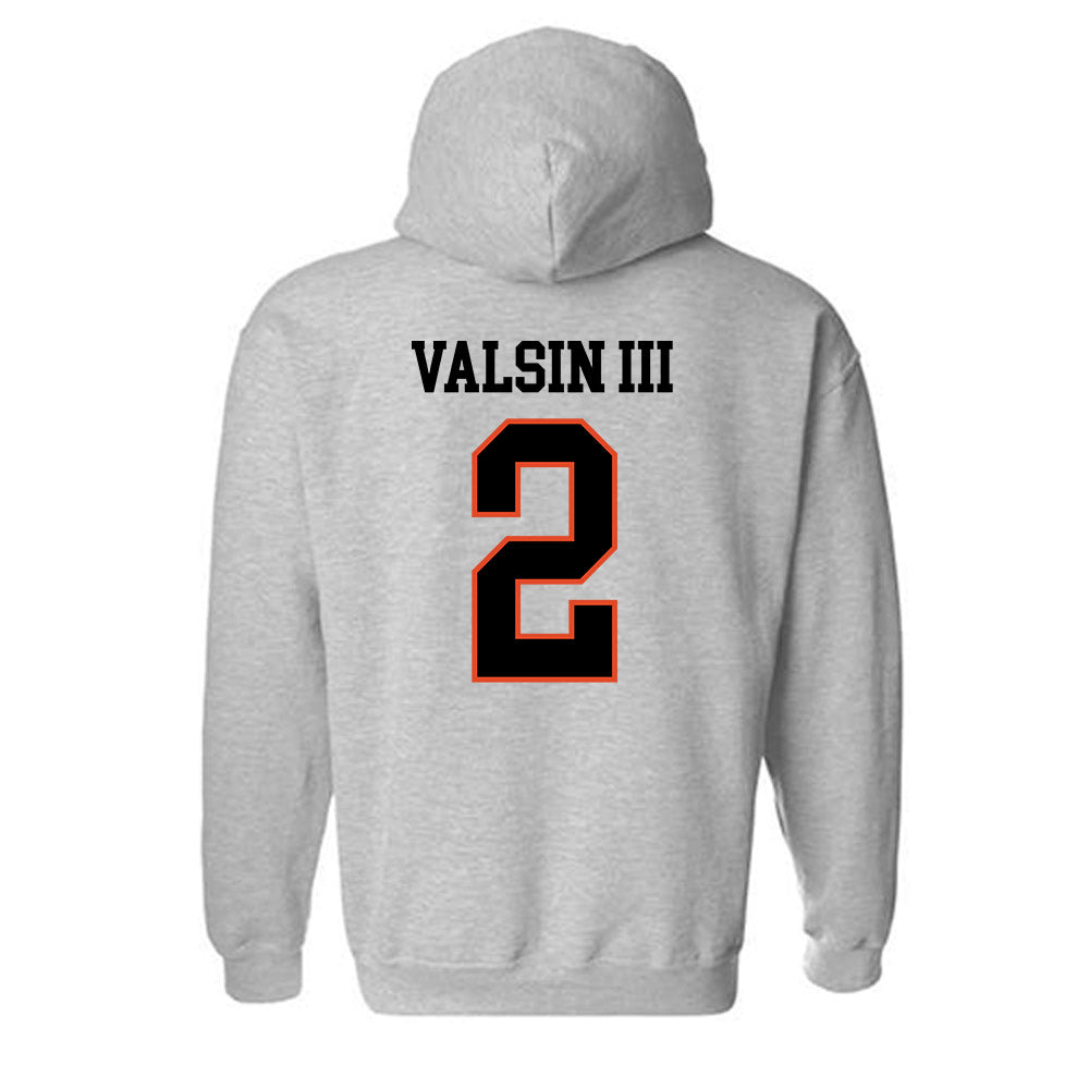 Oregon State - NCAA Football : Jimmy Valsin III - Classic Shersey Hooded Sweatshirt-1