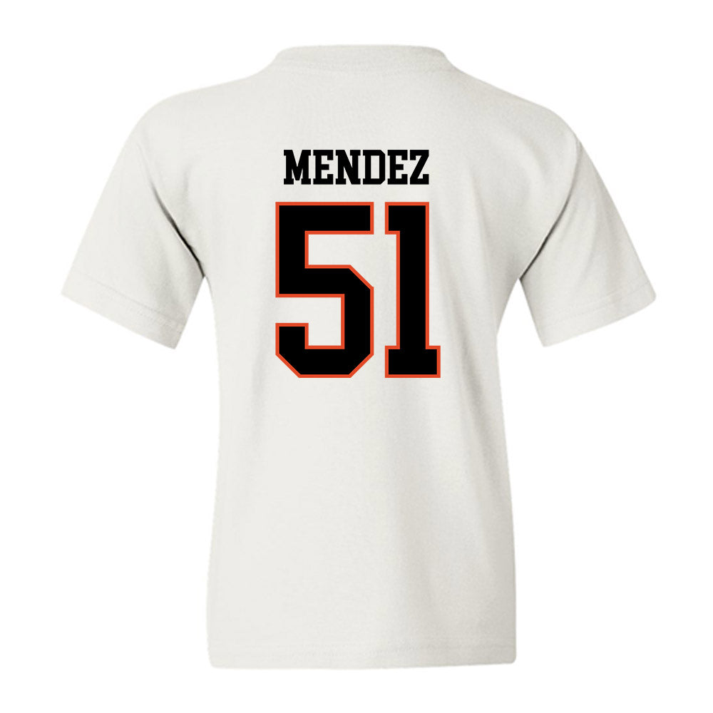 Oregon State - NCAA Baseball : Connor Mendez - Classic Shersey Youth T-Shirt-1