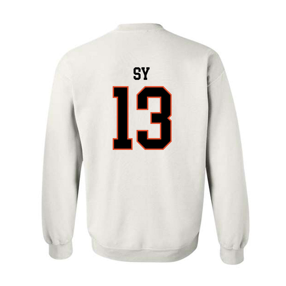 Oregon State - NCAA Men's Basketball : Isaiah Sy - Classic Shersey Crewneck Sweatshirt-1