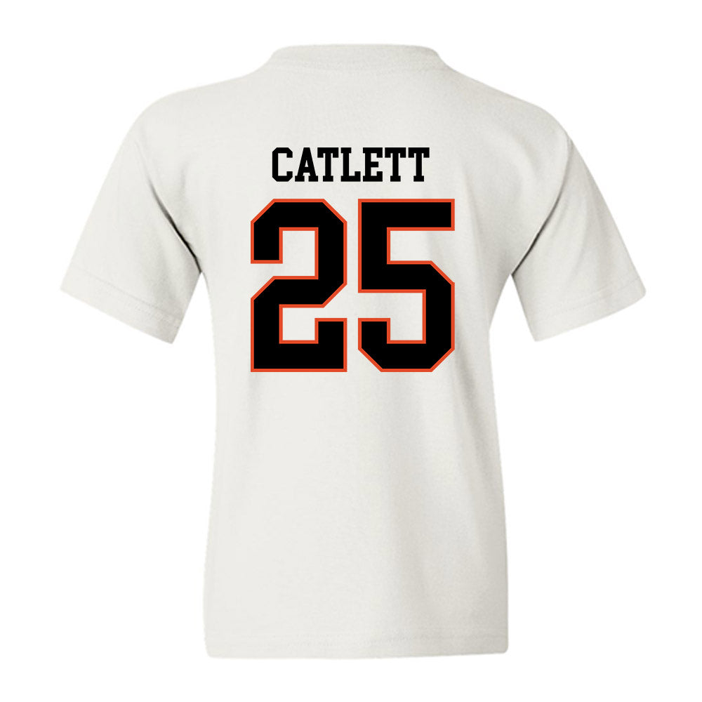 Oregon State - NCAA Men's Soccer : Sava Catlett - Classic Shersey Youth T-Shirt-1