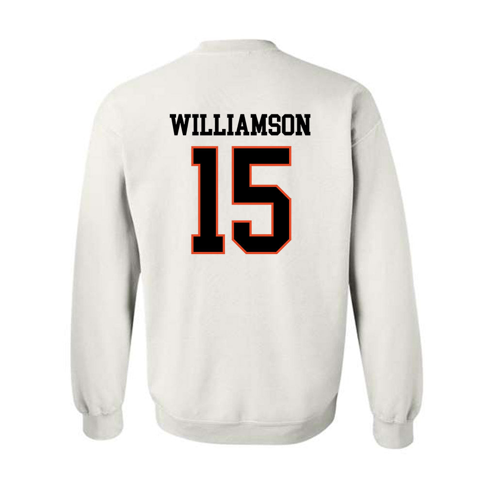 Oregon State - NCAA Women's Basketball : Lizzy Williamson - Classic Shersey Crewneck Sweatshirt-1
