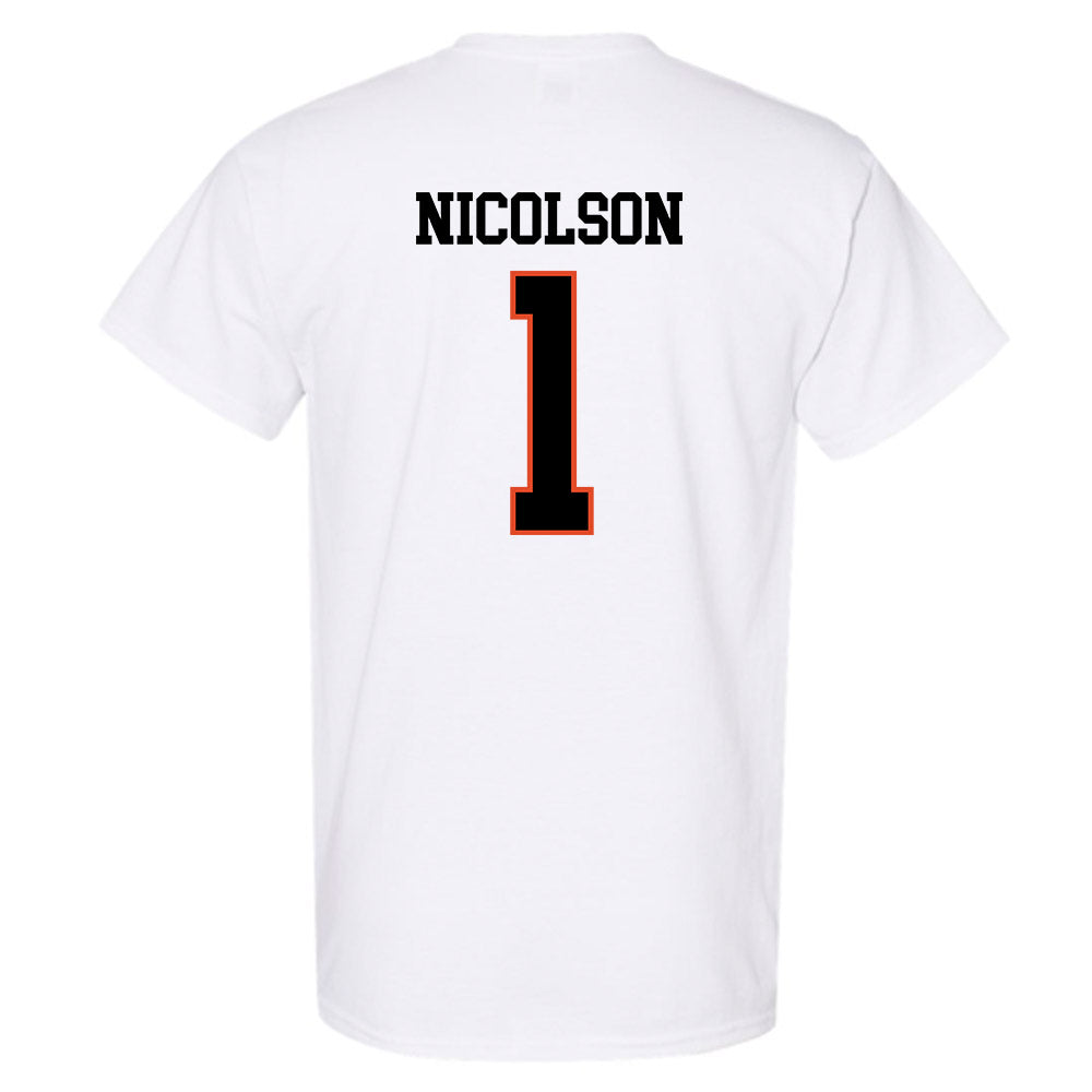 Oregon State - NCAA Men's Soccer : John Nicolson - Classic Shersey T-Shirt-1