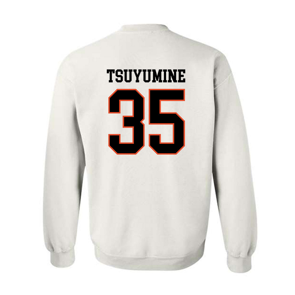 Oregon State - NCAA Football : Tetsuta Tsuyumine - Classic Shersey Crewneck Sweatshirt-1