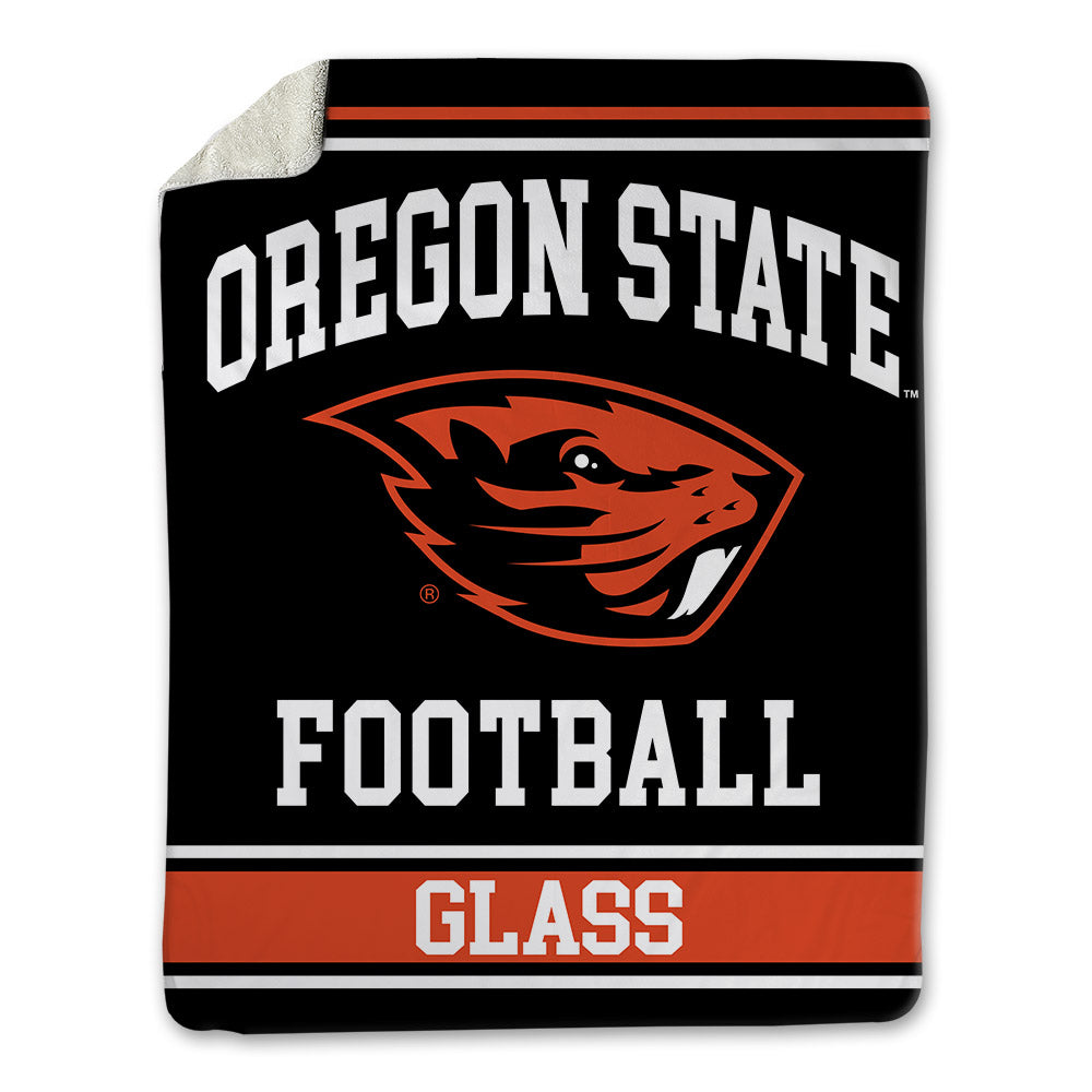 Oregon State - NCAA Football : Kourdey Glass - Blanket-0