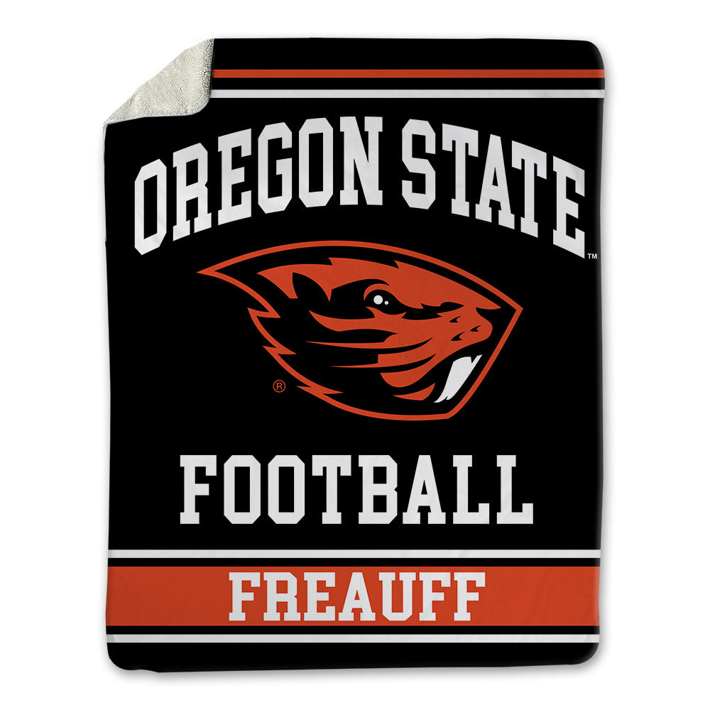 Oregon State - NCAA Football : Eddie Freauff - Blanket-0