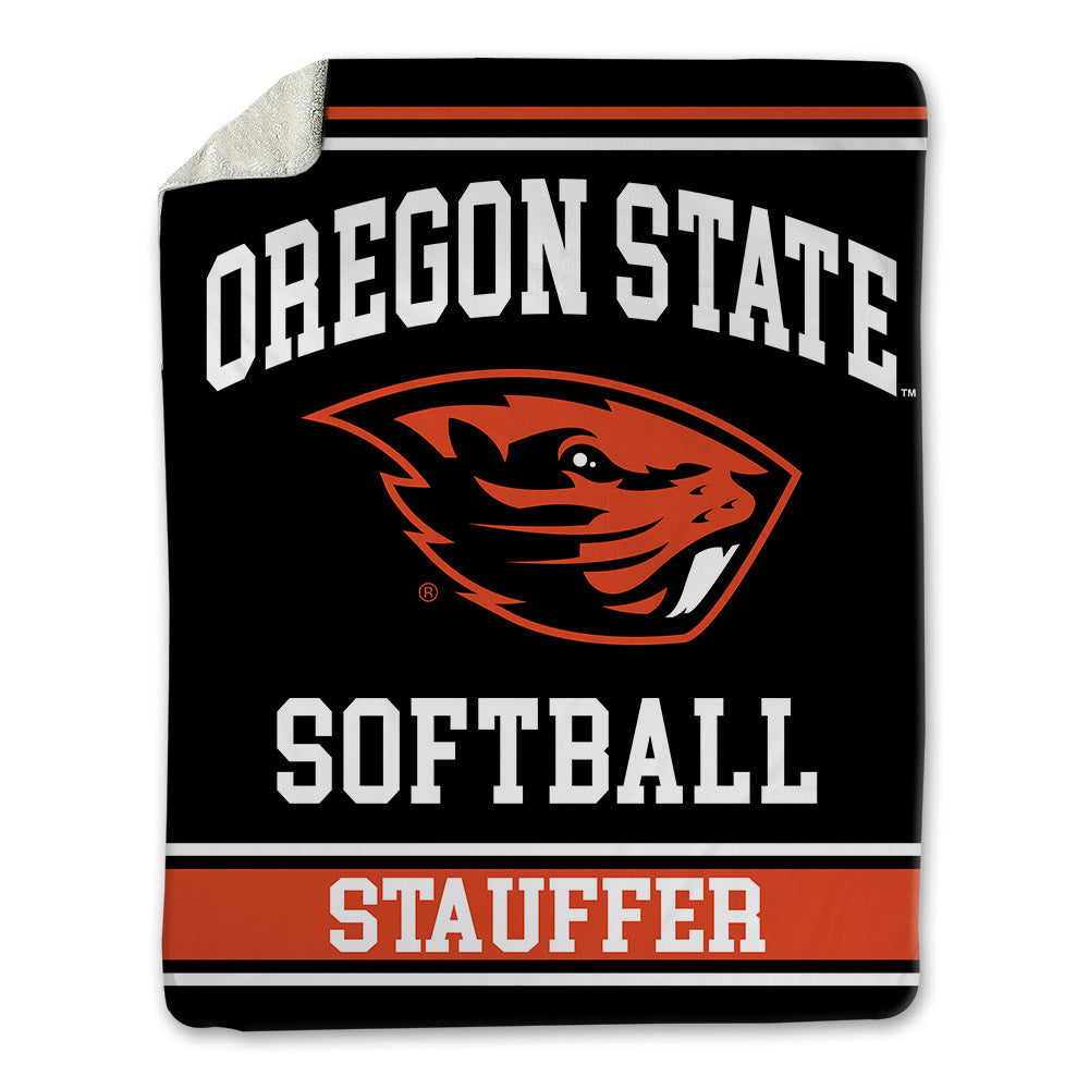 Oregon State - NCAA Softball : Kaylie Stauffer - Blanket-0