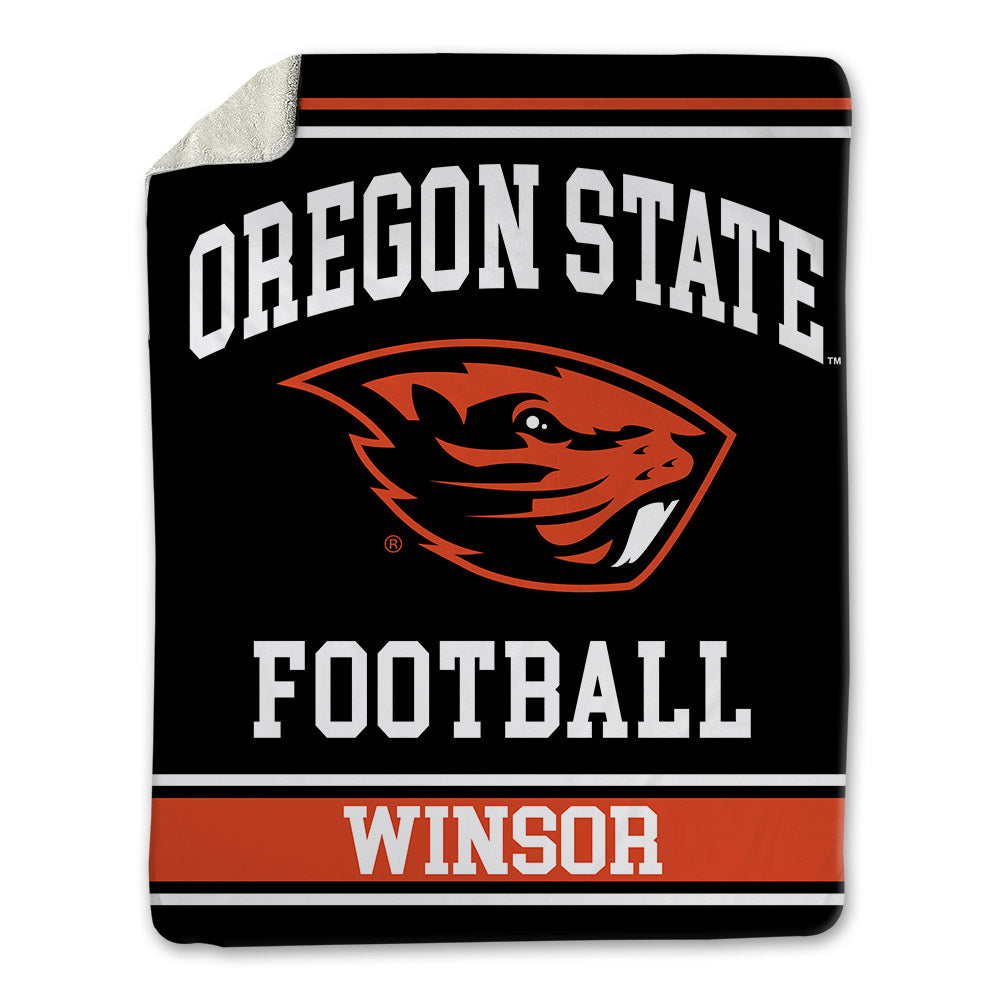 Oregon State - NCAA Football : AJ Winsor - Blanket-0