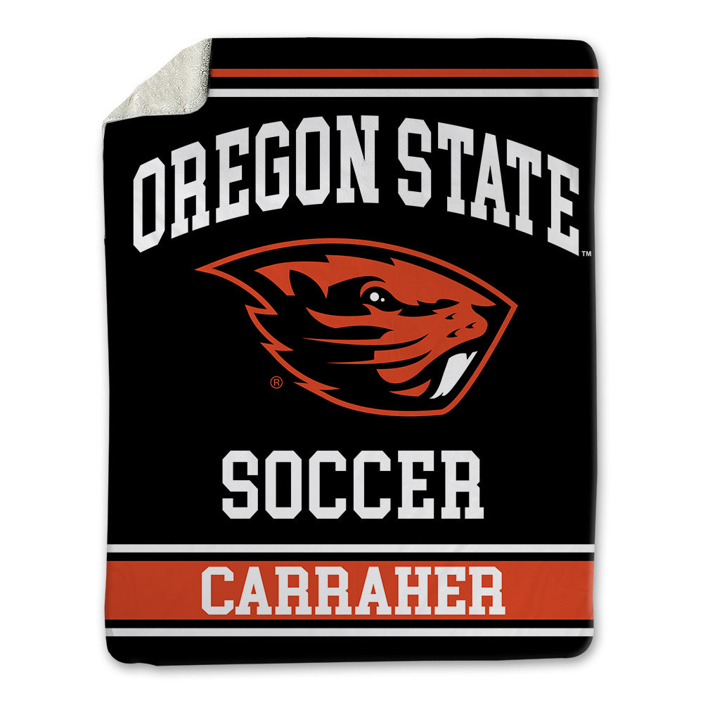 Oregon State - NCAA Women's Soccer : Carly Carraher - Blanket-0