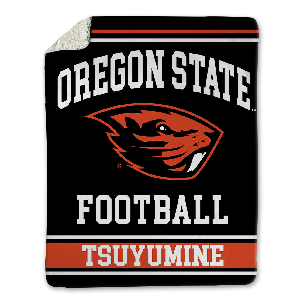 Oregon State - NCAA Football : Tetsuta Tsuyumine - Blanket-0