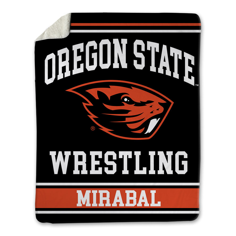 Oregon State - NCAA Wrestling : Moses Mirabal - Blanket-0