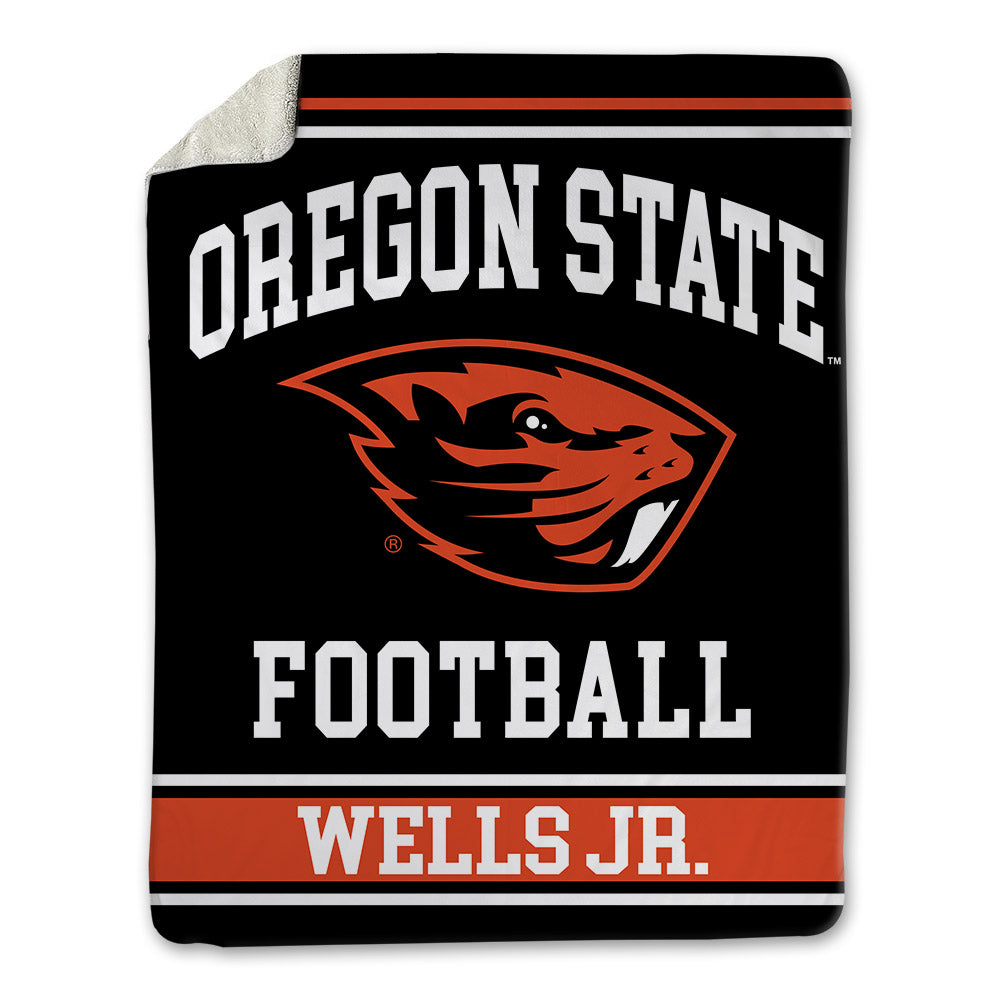 Oregon State - NCAA Football : David Wells Jr. - Blanket-0