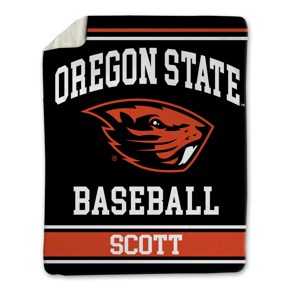Oregon State - NCAA Baseball : Noah Scott - Blanket-0