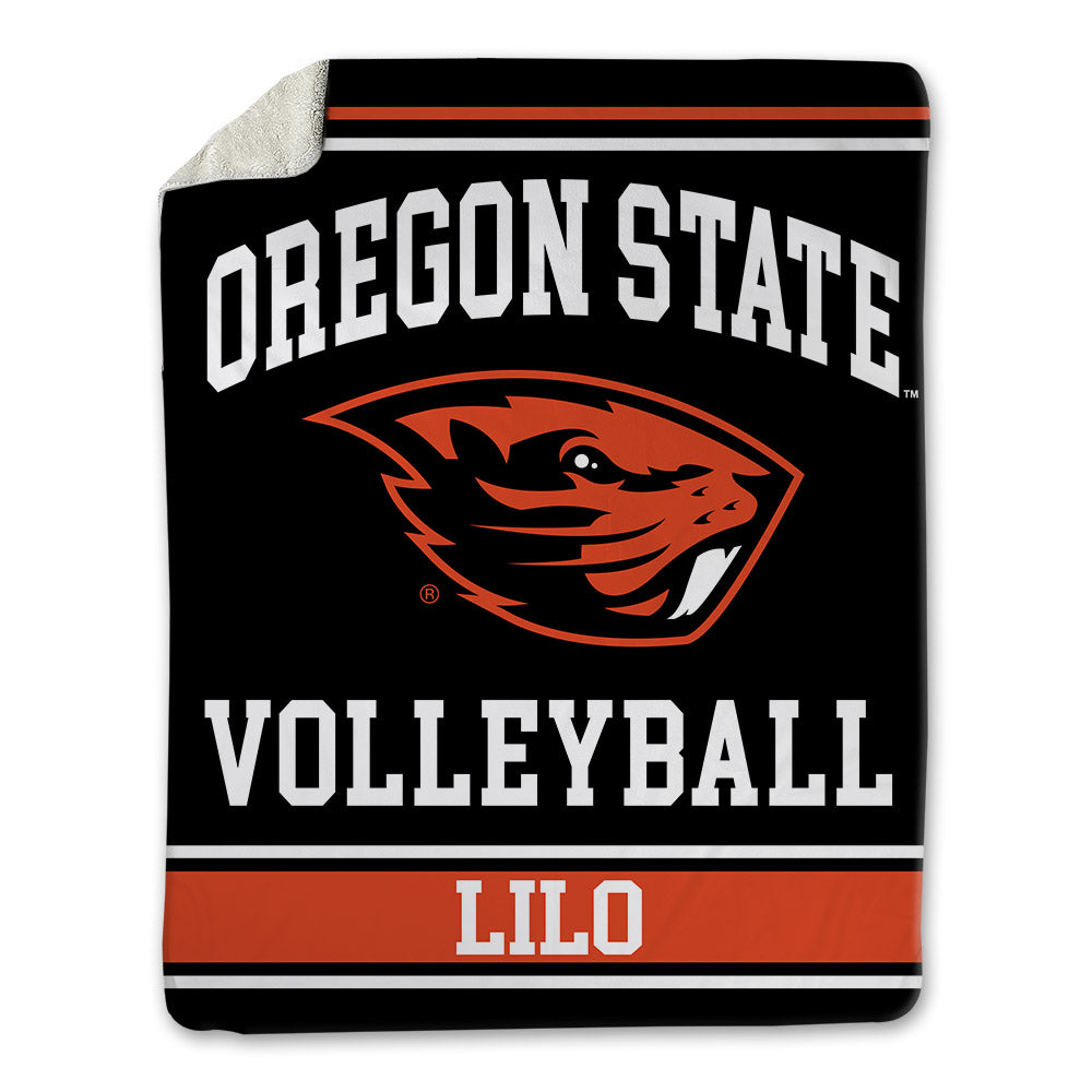 Oregon State - NCAA Women's Volleyball : Emma Lilo - Blanket-0