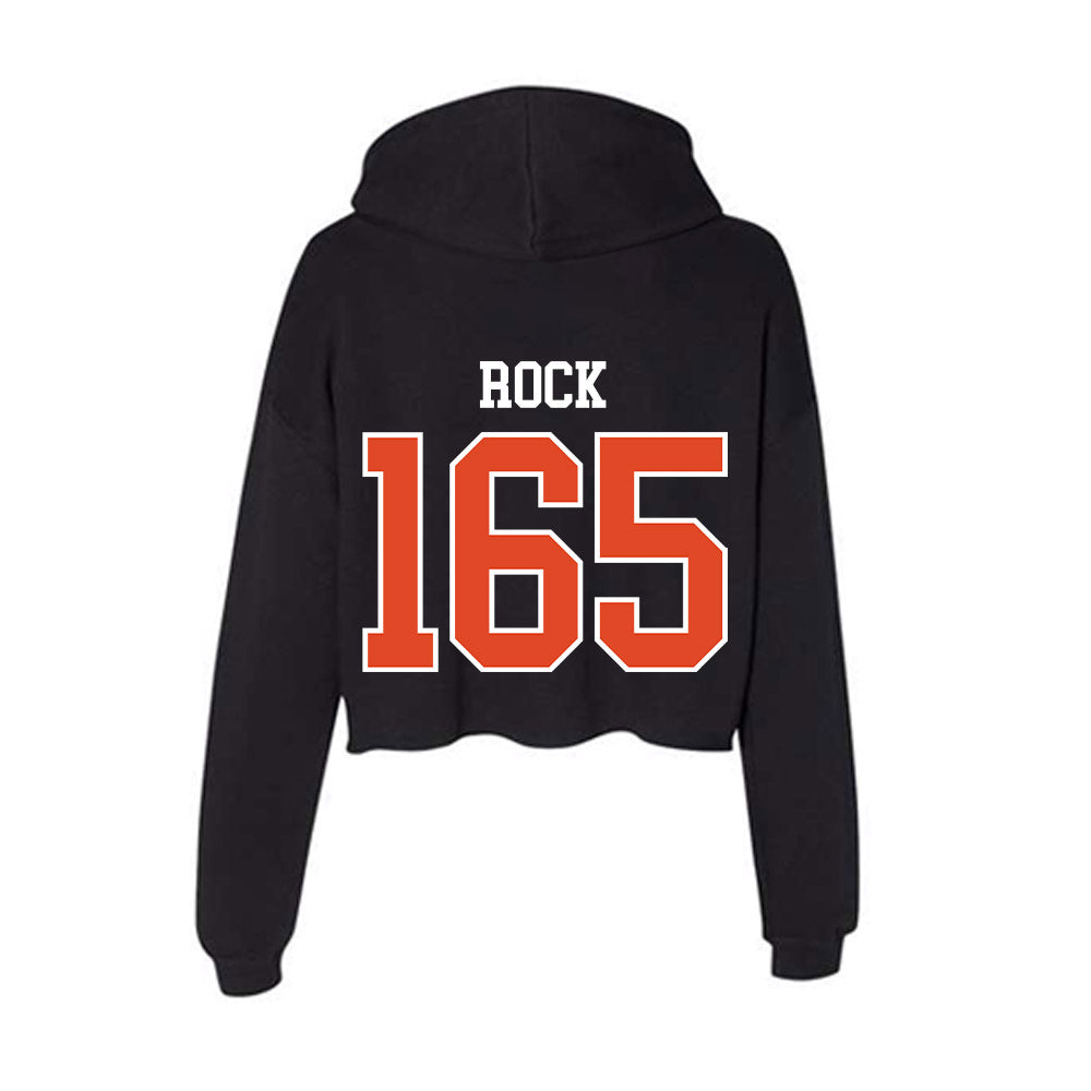 Oregon State - NCAA Wrestling : keller rock - Women's Crop Fleece Hoodie-1