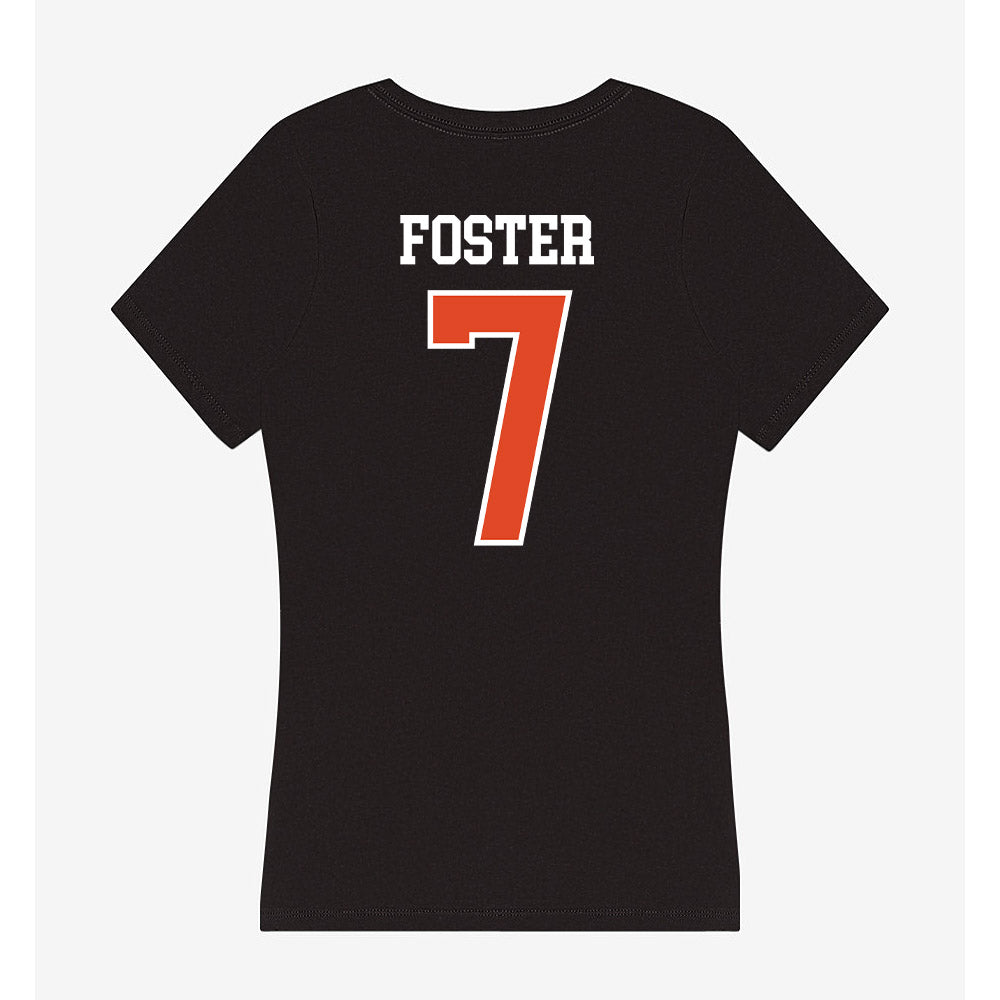 Oregon State - NCAA Football : Dexter Foster - Women's V-Neck T-Shirt-1