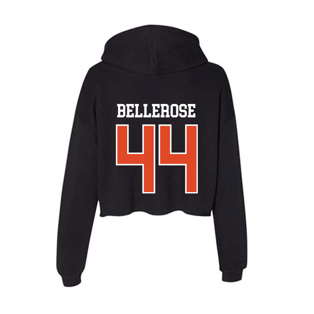 Oregon State - NCAA Baseball : Tyler Bellerose - Women's Crop Fleece Hoodie-1