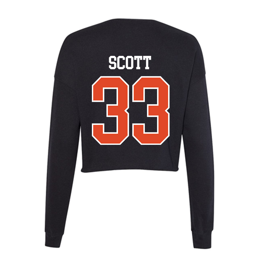 Oregon State - NCAA Baseball : Noah Scott - Women's Cropped Crew Fleece-1