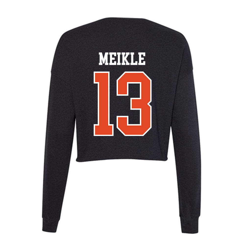 Oregon State - NCAA Football : Shamar Meikle - Women's Cropped Crew Fleece-1