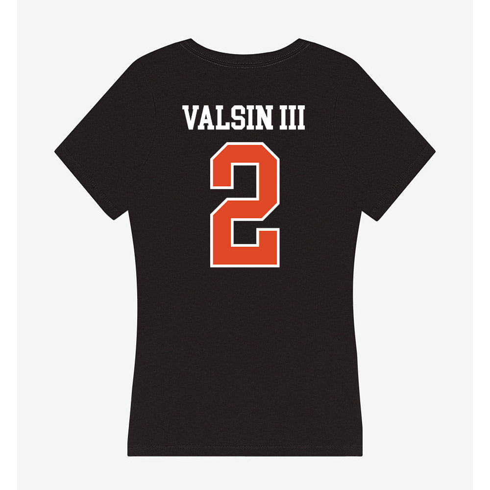 Oregon State - NCAA Football : Jimmy Valsin III - Women's V-Neck T-Shirt-1
