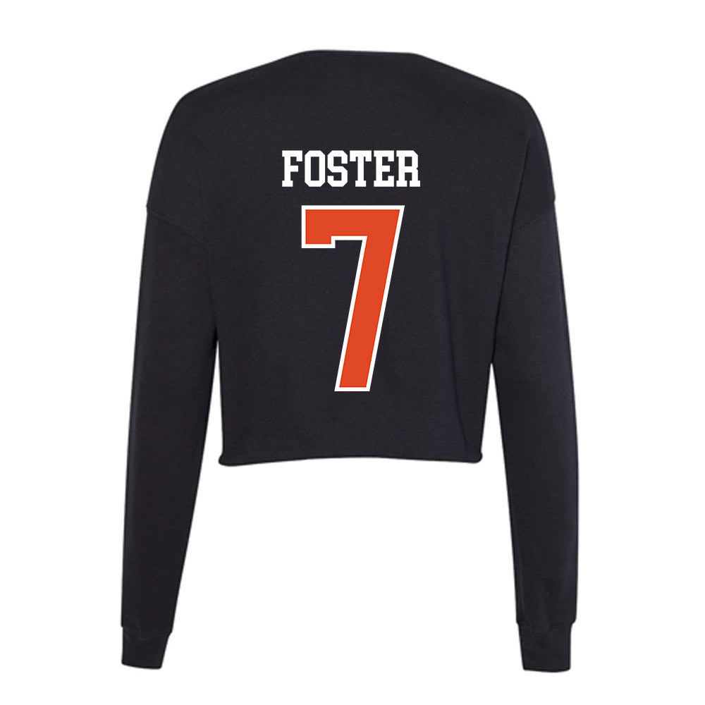 Oregon State - NCAA Football : Dexter Foster - Women's Cropped Crew Fleece-1