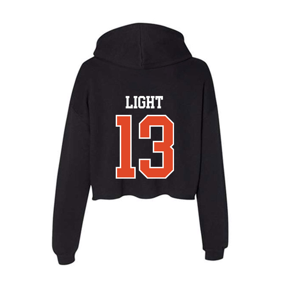 Oregon State - NCAA Women's Volleyball : Vivian Light - Women's Crop Fleece Hoodie-1