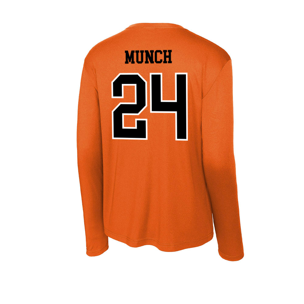 Oregon State - NCAA Men's Basketball : Johan Munch - Activewear Long Sleeve T-Shirt-1