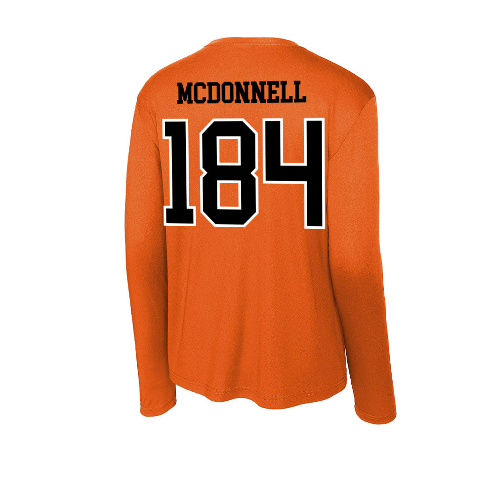 Oregon State - NCAA Wrestling : TJ McDonnell - Activewear Long Sleeve T-Shirt-1