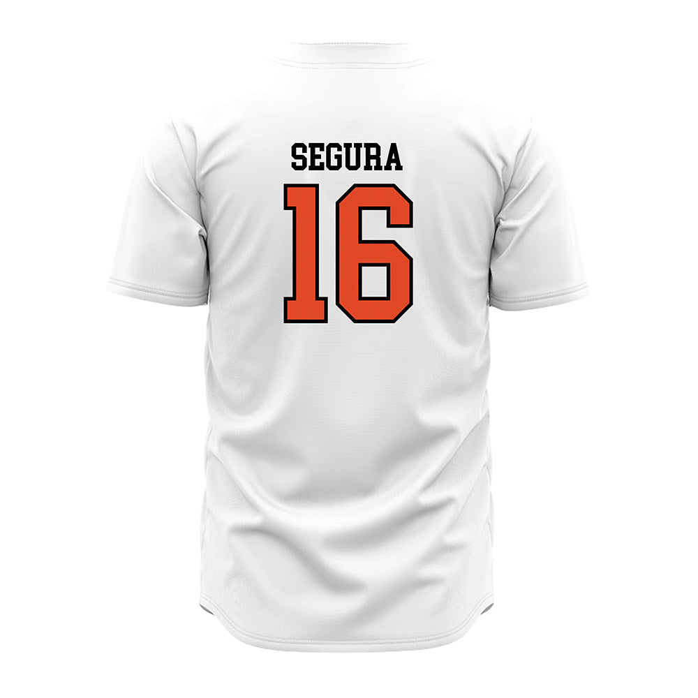 Oregon State - NCAA Baseball : Eric Segura - White Jersey-1