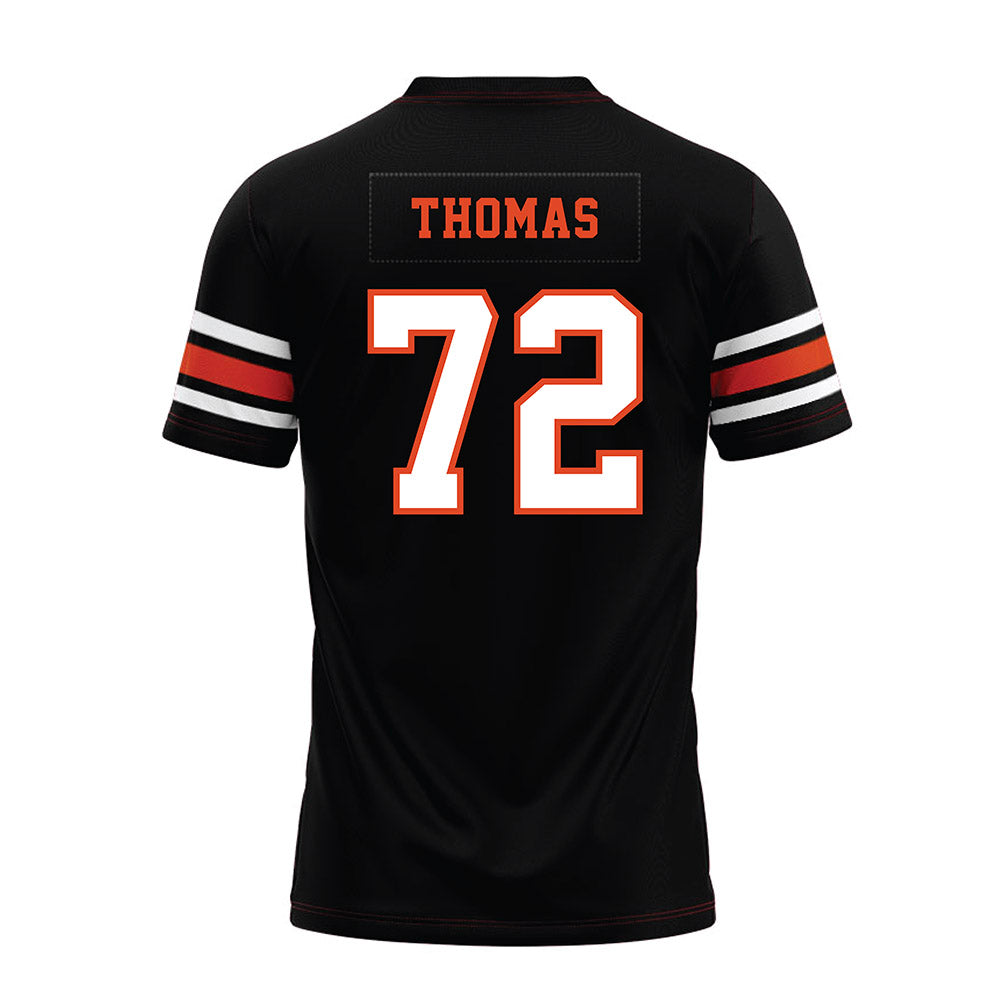 Oregon State - NCAA Football : Noah Thomas - Black Premium Football Jersey-1